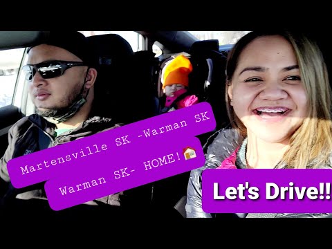 Drive tour! Martensville to Warman to Home | Buhay Canada
