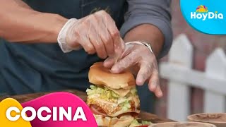 Hamburguesa latina, un platillo para empezar con el mejor sabor esta semana | Hoy Día | Telemundo