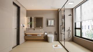 Enscape Rendering Tutorial  Modern Bathroom Design #57