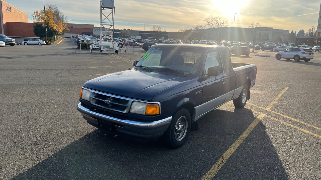1997 Ford Ranger XLT (With Rare 4.0 V6) Walkaround, Startup, and Mini ...
