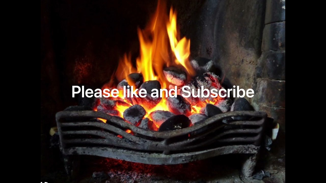 Stunning coal fire white noise