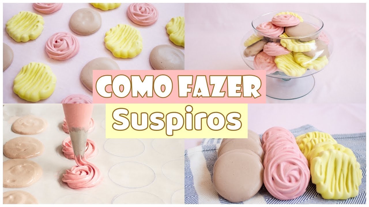 COMO FAZER SUSPIROS - Chocolate, morango e limão - Tiago Mauro