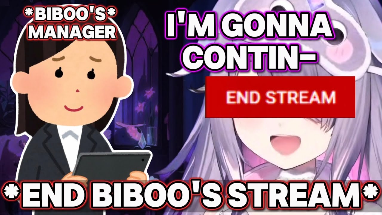 Biboo's Manager, Gem-chan Ended Biboo's Stream at The Perfect Time [ Hololive ]