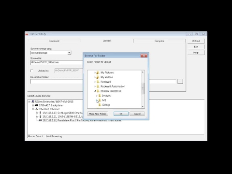 PanelView HMI  & FactoryTalk View ME Tips & Tricks - Upload and Restore an Application File