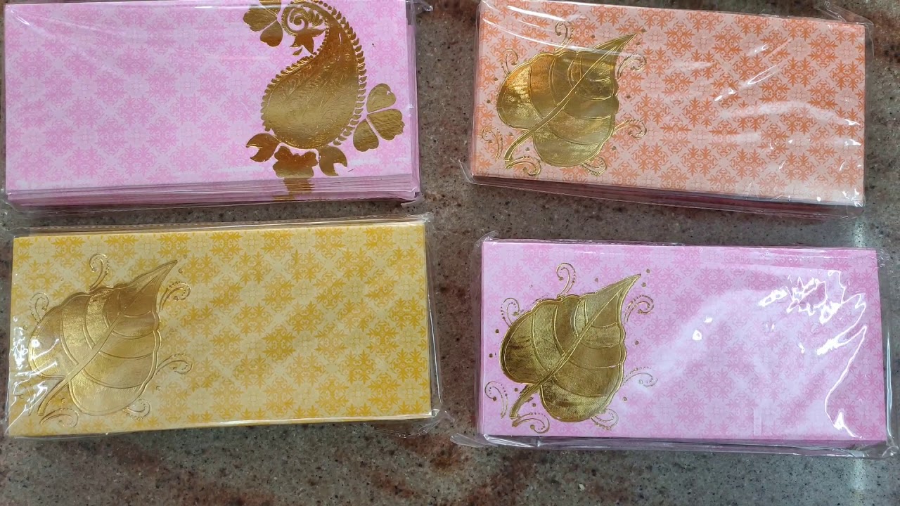 Wedding Envelopes wholesale Mumbai YouTube