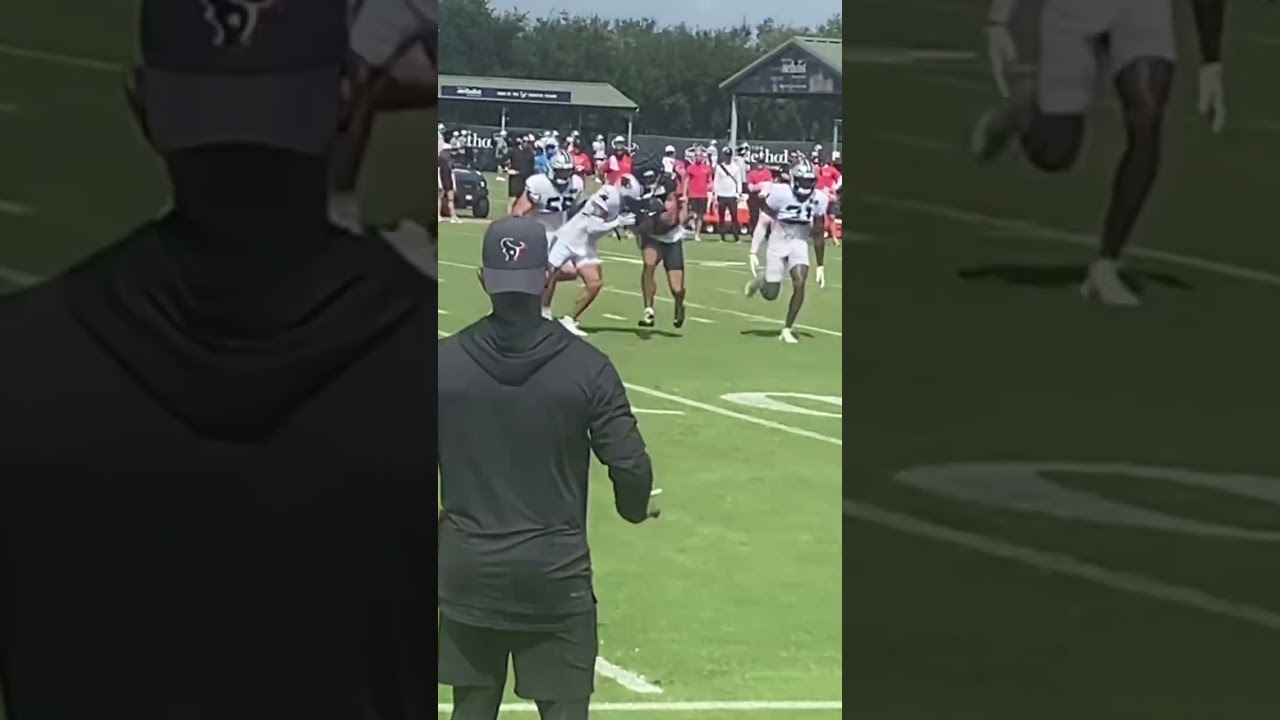 2025 Texans Training Camp Skirmish Fight w Carolina Panthers.  