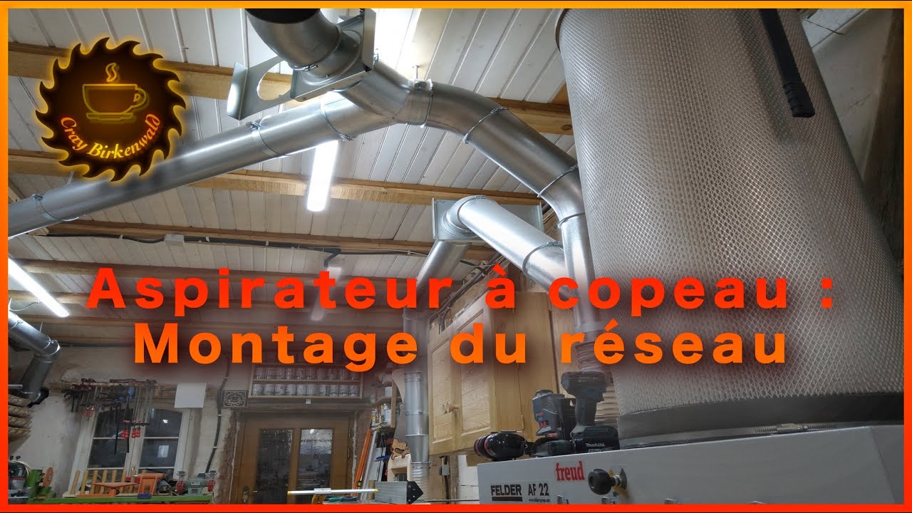 Aspiration centralisée : montage du réseau et test final