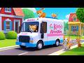 Kitten Crashes Milk Truck into Milkshake Pool | Funny and Silly Kids Nursery Rhyme Adventure