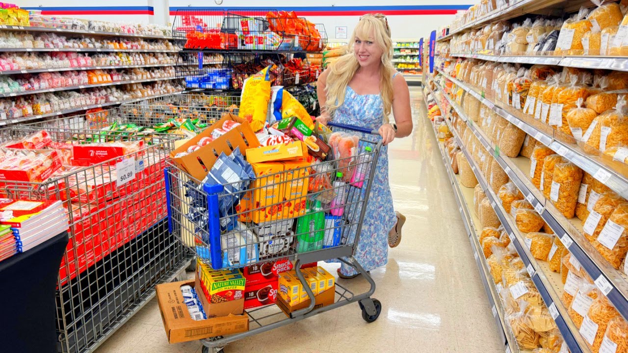 Покупайте вместе со мной в самом дешёвом продуктовом магазине Америки | Большая семейная покупка,...