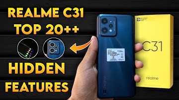 Realme C31 Top 20++ Hidden Features | Realme C31 Tips And Tricks in Hindi | Realme C31