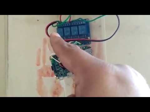 IoT - Remote control ON/OFF Light/Fan using RaspberryPi and RaspController.
