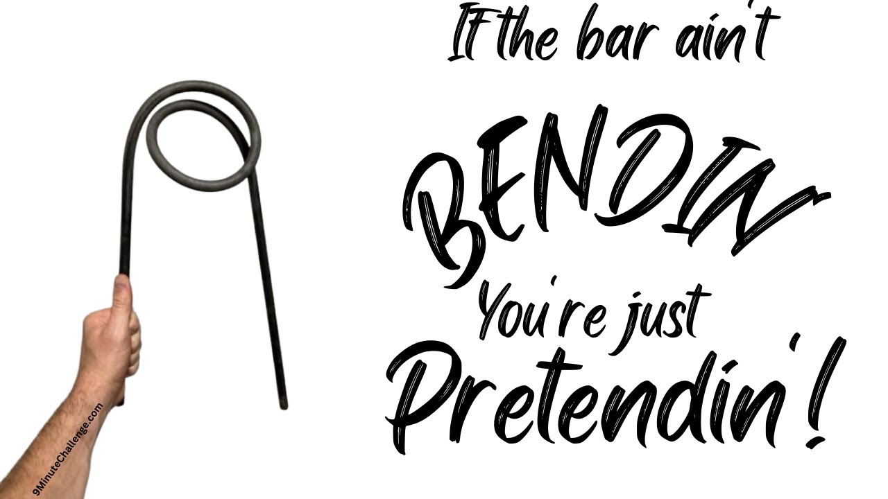 Old Time Strongman Feats Braced Steel Bending