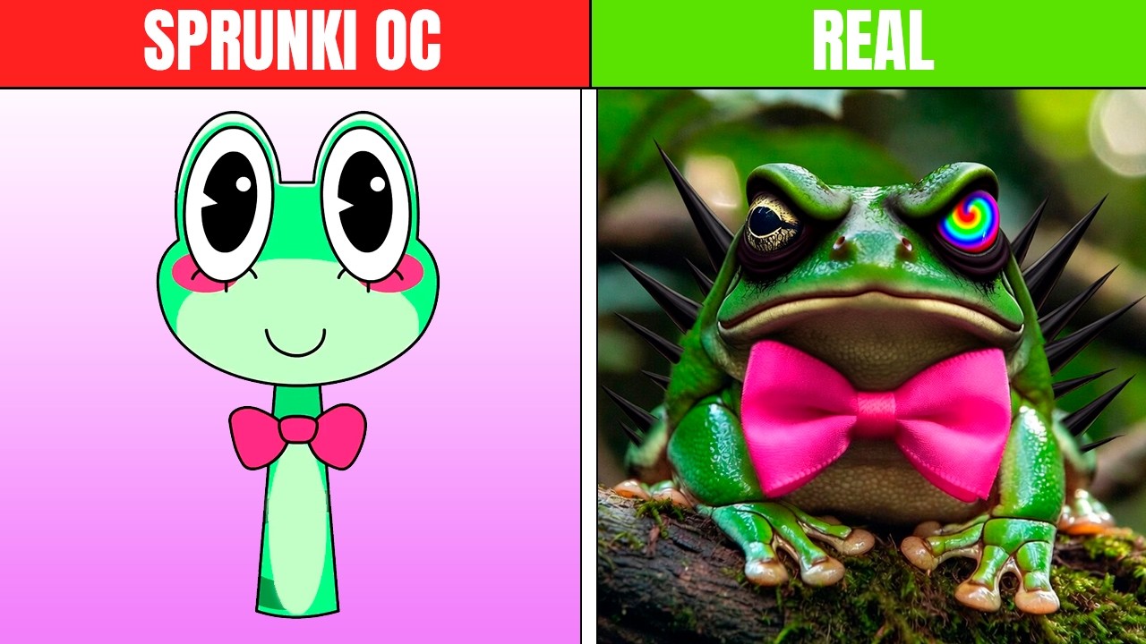 My Sprunki OC: Ribbit (from The Amazing Digital Circus) in REAL LIFE ...