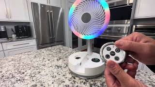 Oscillating Fan With Remote Control