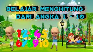 Mari belajar menghitung dari 1-10 || bersama Upin & Ipin