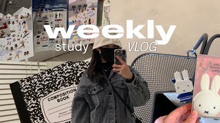 weekly (study) vlog 🎧 student-life balance, building lego, malatang, cute stores