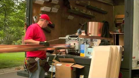 Copper Gutter Install