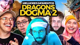 Que JOGO maluco KKKKK STREAMERS JOGANDO DRAGON'S DOGMA 2