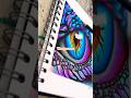 Upclose dragon eye drawing 🩵💜 #shortsart #drawing #fantasy #inspiration #art #artist
