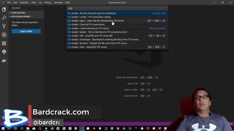 Connection FTP Visual Studio Code