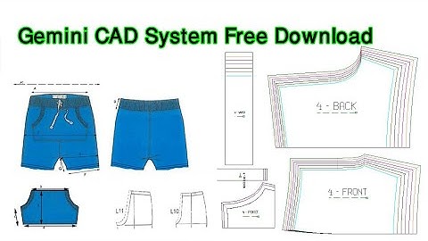 Short Pant Pattern Grading Gemini CAD Software Last Part
