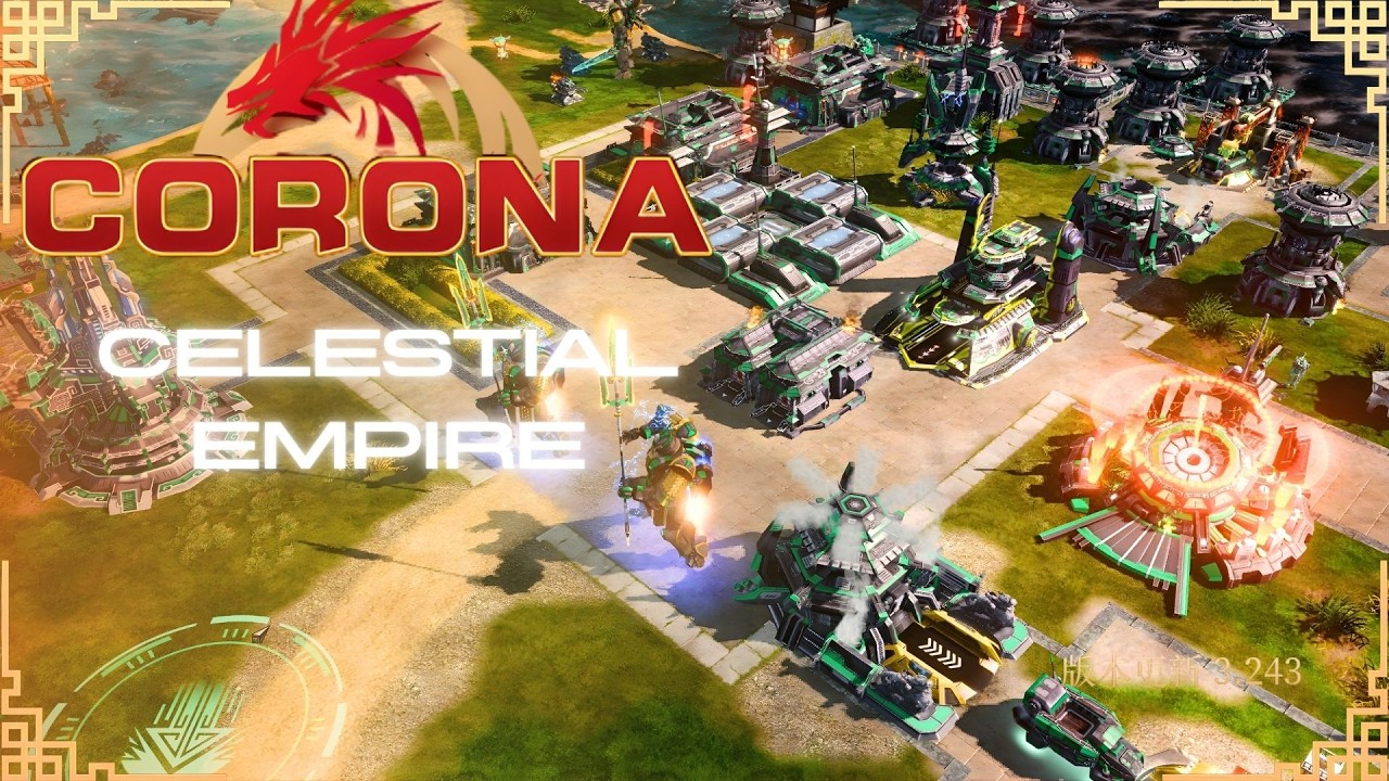 Red Alert 3 [Corona] - Celestial Empire  vs Insane Rising Sun/Soviet/Celestial | 1 vs 5 | Skirmish