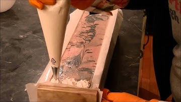 Making and Cutting Black Raspberry Vanilla Soap