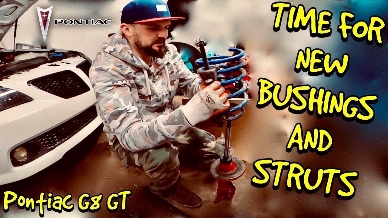 HOW TO REPLACE STRUTS AND BUSHINGS ON PONTIAC G8 GT YouTube