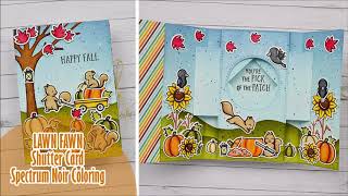 🐿️ LAWN FAWN || Pick of the Patch Shutter Card