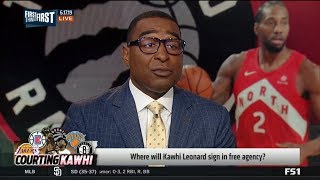 FIRST THINGS FIRST | Cris Carter on: Where will Kawhi Leonard sign in free agency?