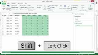 how to unpivot data with power query in excel