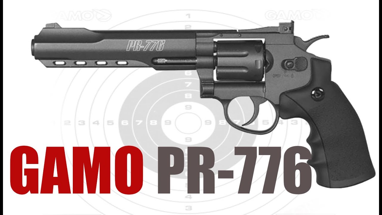 Revolver Pistola Gamo Pr-776 Co2 4,5mm 8 Tiros Full Metal