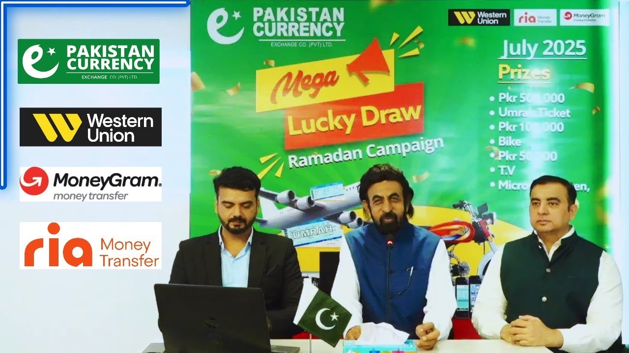 Malik Bostan, Chairman ECAP Conducting Mega lucky draw of Ramadan Campaign of Pakistan Currency