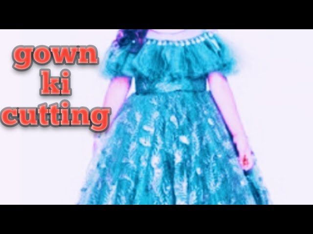 Off-shoulder dress cutting and stitching {a video sewing tutorial}