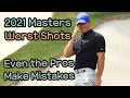 Worst Shot Moments @ 2021 Masters