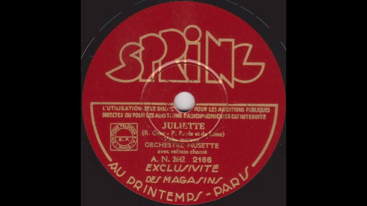 Jan Lambert   " Juliette "  1938