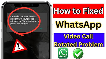 How to Fix Whatsapp Video Call Auto Rotate Problem in Phone (2025)|How To Stop WhatsApp Video Call
