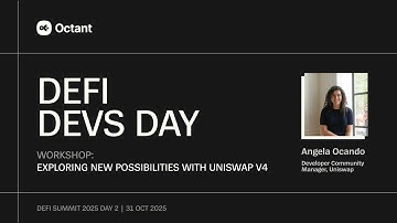 Introduction to Uniswap v4: Hooks, Singleton Architecture & More | Octant DeFi Devs Day