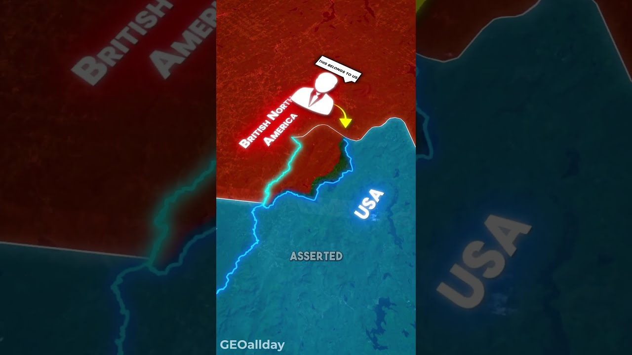 Country Between USA Canada 