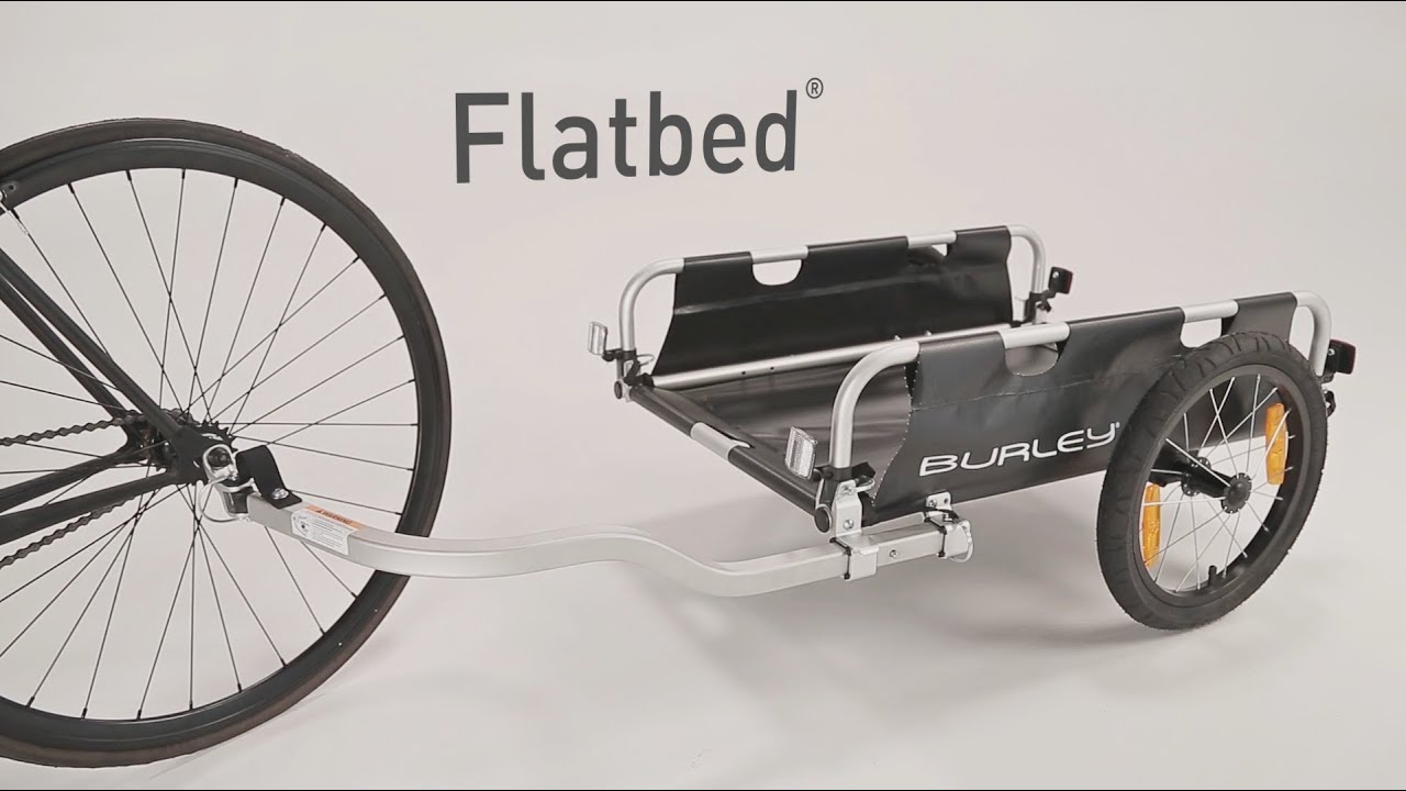 burley flatbed bike trailer