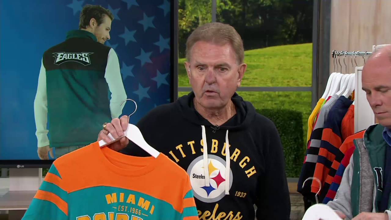 NFL Mens Throwback Short Sleeve Jersey Tee on QVC YouTube