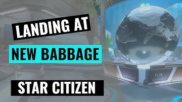 Landing At New Babbage With Shortcut | Star Citizen Tutorials | Alpha 3.13