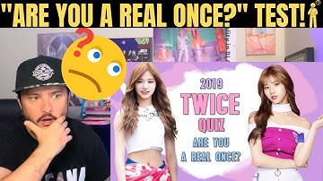 ARE YOU A REAL ONCE? TRY THIS "TWICE TEST"