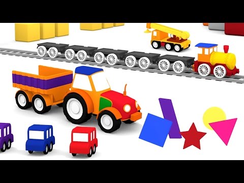 Cartoni animati per bambini: Macchinine colorate e il trattore