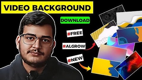 Background Animation Video Like @Algrow  for free | Algrow Animation Background
