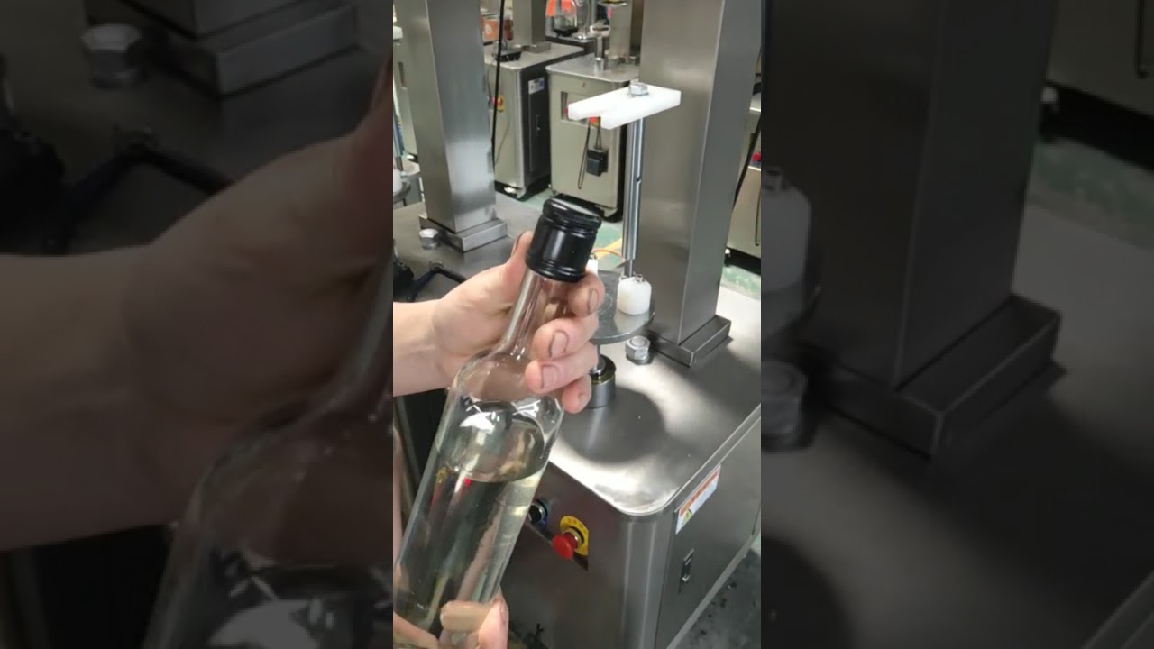 Semi-automatic Bottle Cap Sealing Machine for Wine Bottle