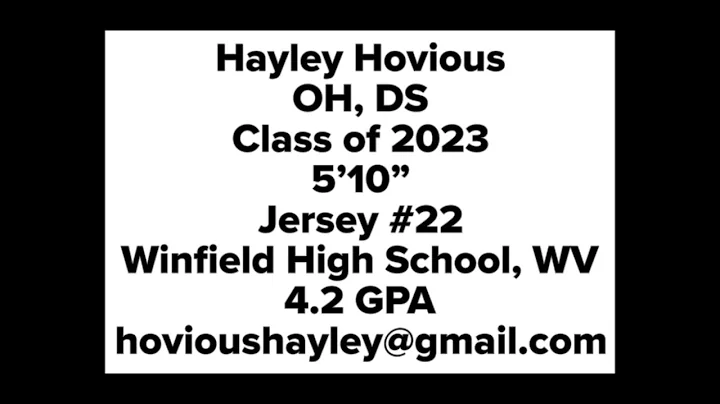 Hayley Hovious Volleyball Recruiting Video