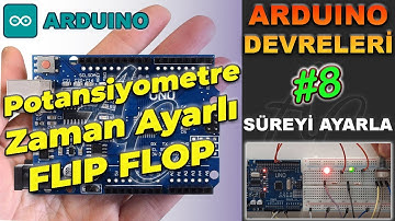 Arduino Potansiyometreli Flip Flop - Arduino Devreleri #8