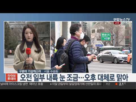 [날씨] 추위 잠잠…스모그 유입, 전국 공기질 '나쁨' / 연합뉴스TV (YonhapnewsTV)