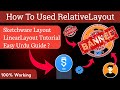 Sketchware LinearLayout RelativeLayoutTutorial Easy Urdu Guide